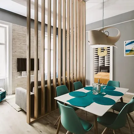 Turquoise Harmony In The Heart Of The Apartamento *