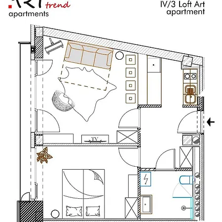 Art Trend Loft Art Apartment *