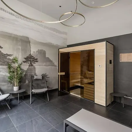 High-end W Gym/sauna/balcony/security Apartment *