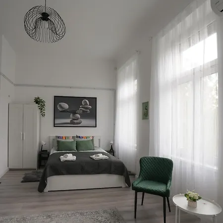 아파트 Beautiful Newly Refurbished Studio,fully Equipped Walking Distance To The Park Where Will Find The World Famous Szechenyi Thermal Bath Spa, Museums , And The Capital Circus , Ac, Smart Tv, High Speed Internet