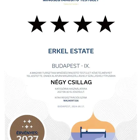 Apartment Erkel Estate At Kalvin Ter, 4 People, 2 Bathroom, Free Parking Budapest